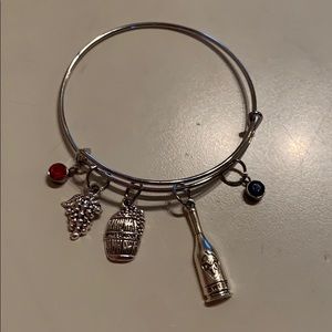 Charm Bangle Bracelet , Handmade ❣️